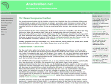 Tablet Screenshot of anschreiben.net
